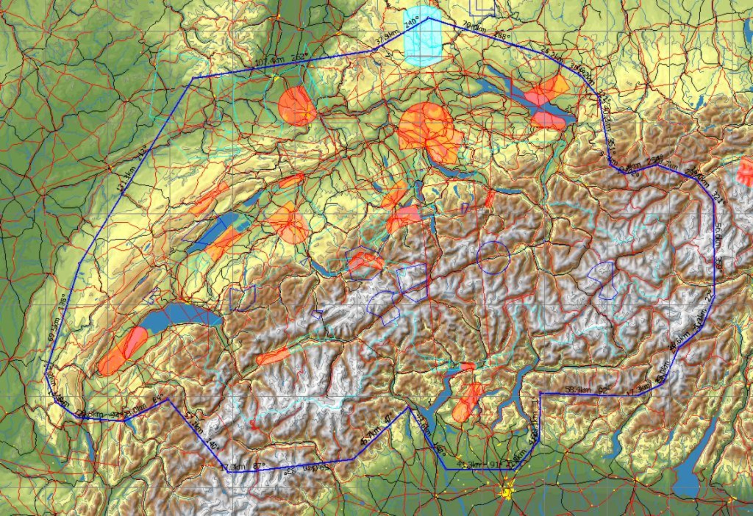 Données de l'espace aérien 2023 pour appareils de navigation