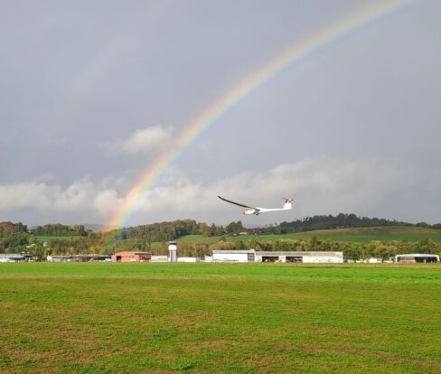 Landung Regenbogen LSZB